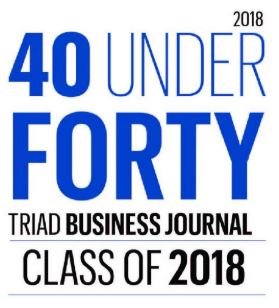 2018 - Triad Business Journal names 2018 “40 Under 40”